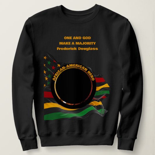 Zwarte Geschiedenis Maand FREDERICK DOUGLASS Citaa Trui (Design voorkant)