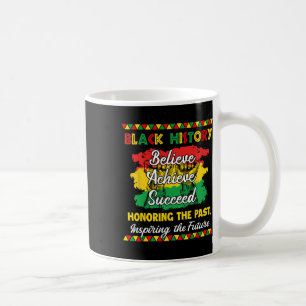Zwarte Geschiedenis Maand Geloof Bereik Succes Mel Koffiemok