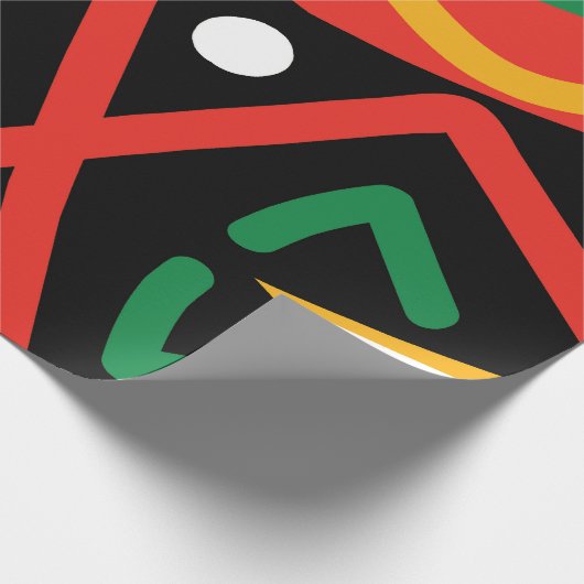 Zwarte geschiedenis Maand Geografie Cadeaupapier (Hoek)