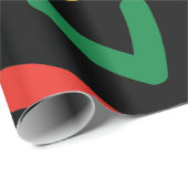 Zwarte geschiedenis Maand Geografie Cadeaupapier (Rol Hoek)