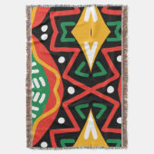 Zwarte geschiedenis Maand Geografie Deken (Voorkant Verticaal)