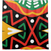 Zwarte geschiedenis Maand Geografie Douchegordijn (Voorkant)