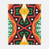 Zwarte geschiedenis Maand Geografie Fleece Deken (Voorkant)