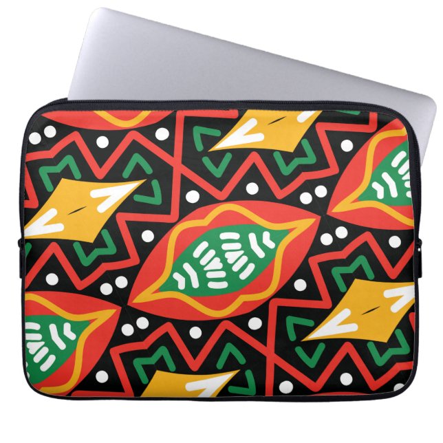 Zwarte geschiedenis Maand Geografie Laptop Sleeve (Voorkant)