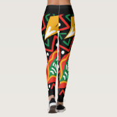 Zwarte geschiedenis Maand Geografie Leggings (Achterkant)
