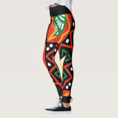 Zwarte geschiedenis Maand Geografie Leggings (Links)