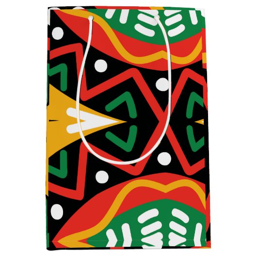 Zwarte geschiedenis Maand Geografie Medium Cadeauzakje (Voorkant)