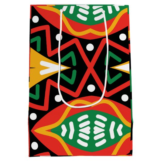 Zwarte geschiedenis Maand Geografie Medium Cadeauzakje (Achterkant)