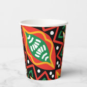 Zwarte geschiedenis Maand Geografie Papieren Bekers (Achterkant)