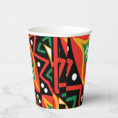 Zwarte geschiedenis Maand Geografie Papieren Bekers (Rechts)