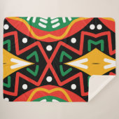 Zwarte geschiedenis Maand Geografie Sherpa Deken (Voorkant (horizontaal))