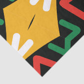 Zwarte geschiedenis Maand Geografie Tissuepapier (Detail)