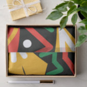 Zwarte geschiedenis Maand Geografie Tissuepapier (Geschenk)