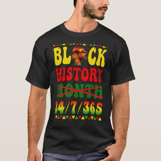 Zwarte geschiedenis maand Gif Vrouwen meisjes Afri T-shirt