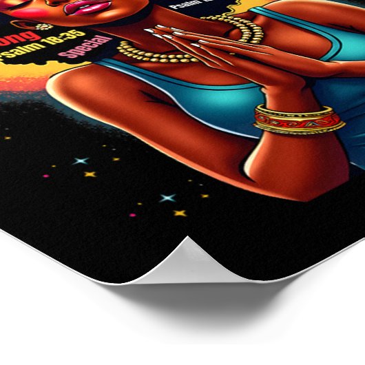 Zwarte geschiedenis maand God zegt dat ik ben June Poster (Hoek)