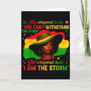 Zwarte Geschiedenis Maand Ik Ben De Storm Afro Afr Kaart