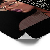 Zwarte geschiedenis maand ik ben het Storm sterke  Poster (Hoek)