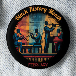 Zwarte Geschiedenis Maand Jazzband Speldje