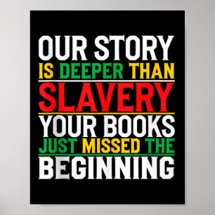 Zwarte Geschiedenis Maand Juneteenth Gezegde Manne Poster