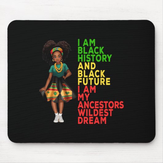 Zwarte geschiedenis maand Juneteenth Independence Muismat (Voorkant)