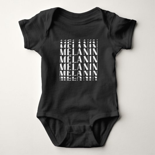 Zwarte Geschiedenis Maand Juneteenth Melanine Romper (Voorkant)