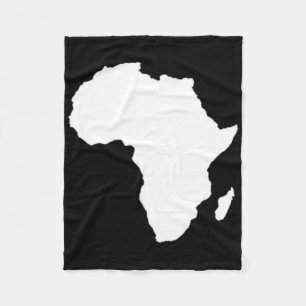 Zwarte geschiedenis maand Juneteenth Subtle Africa Fleece Deken