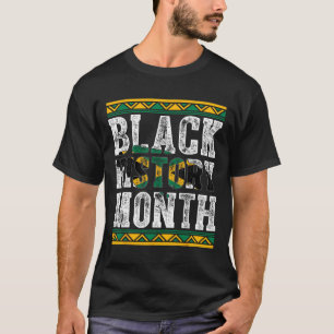 Zwarte Geschiedenis Maand Kaart van Jamaica Jamaic T-shirt