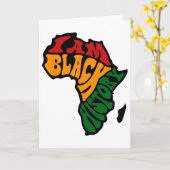 Zwarte Geschiedenis Maand Kleding Afrika Kaart Ken (Gele Bloem)
