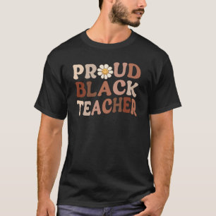 Zwarte geschiedenis Maand leraren Afrikaanse roodz T-shirt