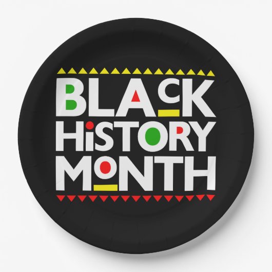 Zwarte Geschiedenis Maand Melanin King Queen Sista Papieren Bordje (Voorkant)