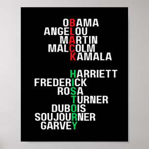 Zwarte Geschiedenis Maand Melanin King Queen Sista Poster