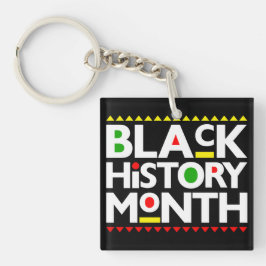 Zwarte Geschiedenis Maand Melanin King Queen Sista Sleutelhanger