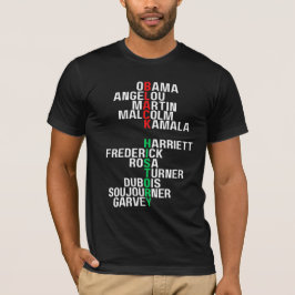 Zwarte Geschiedenis Maand Melanin King Queen Sista T-shirt