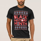 Zwarte geschiedenis Maand Melanin Mannen Vrouwen B T-shirt (Voorkant)