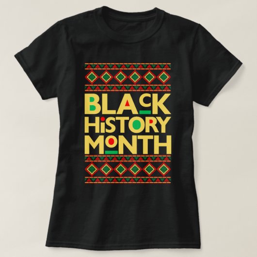 Zwarte geschiedenis Maand Melanin Mannen Vrouwen B T-shirt (Design voorkant)