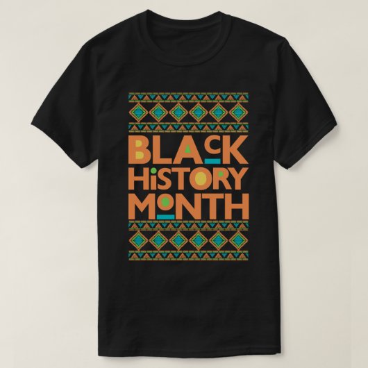 Zwarte geschiedenis Maand Melanin Mannen Vrouwen B T-shirt (Design voorkant)