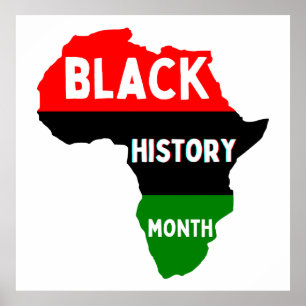 Zwarte Geschiedenis Maand Melanin Mannen Vrouwen j Poster