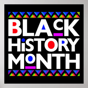 Zwarte Geschiedenis Maand Melanin Mannen Vrouwen K Poster