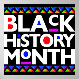 Zwarte Geschiedenis Maand Melanin Mannen Vrouwen K Poster