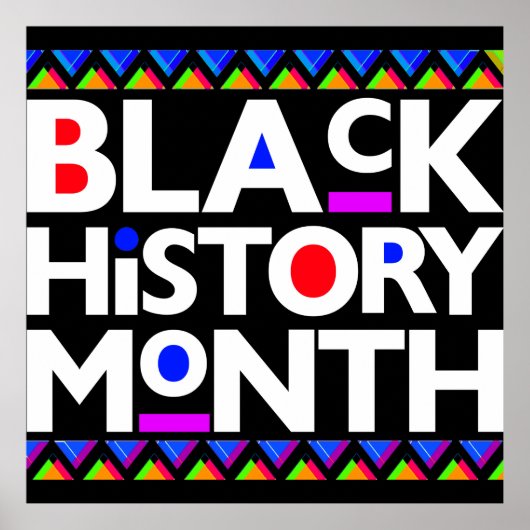 Zwarte Geschiedenis Maand Melanin Mannen Vrouwen K Poster (Voorkant)