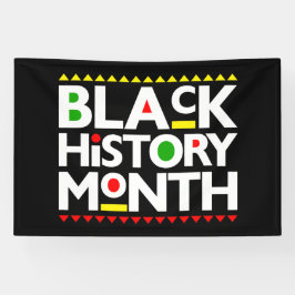 Zwarte Geschiedenis Maand Melanin Mannen Vrouwen K Spandoek