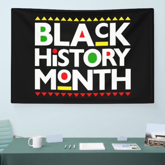 Zwarte Geschiedenis Maand Melanin Mannen Vrouwen K Spandoek (Beurs)