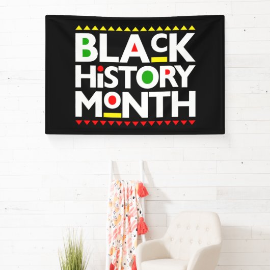 Zwarte Geschiedenis Maand Melanin Mannen Vrouwen K Spandoek (Insitu)