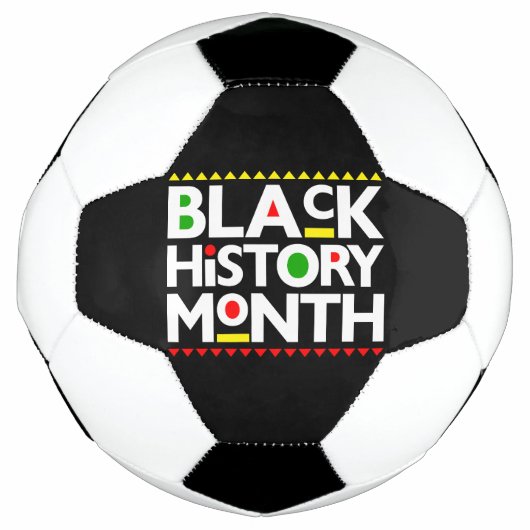 Zwarte Geschiedenis Maand Melanin Mannen Vrouwen K Voetbal (Voorkant)