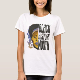 Zwarte Geschiedenis Maand - Melanine Vrouw Koningi T-shirt