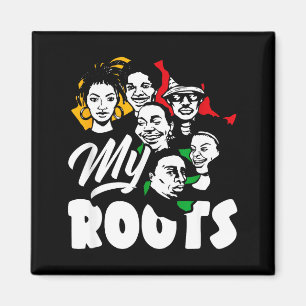 Zwarte Geschiedenis Maand Mijn Wortels Afro-Amerik Magneet