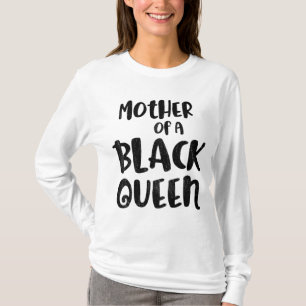 Zwarte geschiedenis Maand moeder koningin Gift Wom T-shirt
