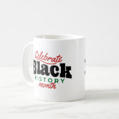 Zwarte geschiedenis maand Mok (Voorkant links)