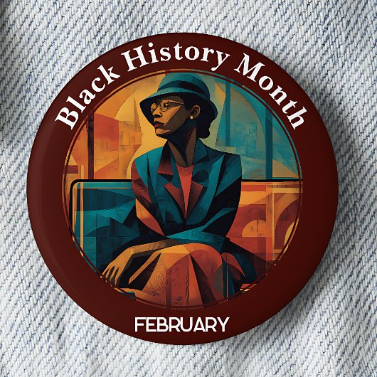 Zwarte Geschiedenis Maand Montgomery Bus Boycot Sp Ronde Button 5,7 Cm