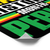 Zwarte Geschiedenis Maand Periode BHM Afro-Amerika Poster (Hoek)